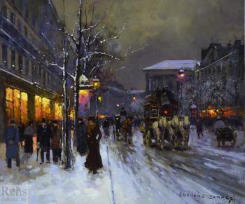 愛德華 科爾特斯 Boulevard de la Madeleine, Winter 愛德華 科爾特斯 Boulevard de la Madeleine, Winter